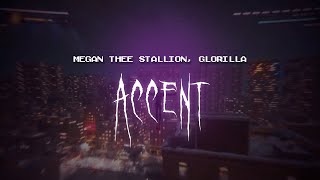 megan thee stallion glorilla  accent  sped up  lyrics [upl. by Teplitz]