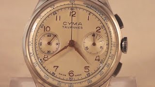 Chrono Cyma Tavannes CalVenus 175 anni 50 [upl. by Angelique]