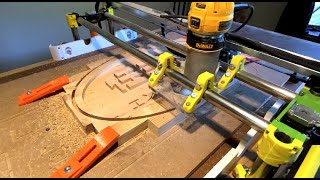 Custom 3D Printed CNC for Wood Working  The Mostly Printed CNC MPCNC Lowrider 2 [upl. by Catima]