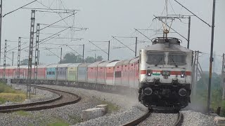 Gooty  Wadi 130 kmph High Speed COCR Trail Run  Indian Railways [upl. by Nref904]