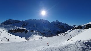 Arabba  Passo Padon to Malga Ciapela bottom station of the Marmolada cable car  13012024 [upl. by Nava]