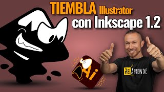 Tiembla Illustrator con lo nuevo en Inkscape 12 [upl. by Aihtenak]