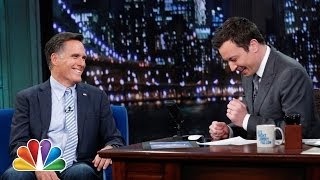 Mitt Romney Sets a Burger Summit with Jimmy Late Night with Jimmy Fallon [upl. by Desberg]