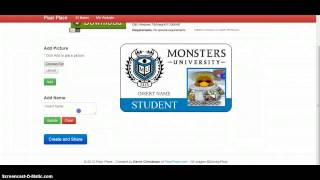 how to make a monsters university ID [upl. by Allesor]