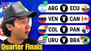 COPA AMERICA 2024 Quarter Finals Predictions [upl. by Poppas]