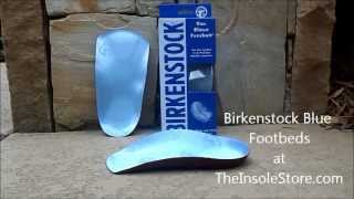 Birkenstock Blue Casual Footbeds Review  TheInsoleStorecom [upl. by Idnic]