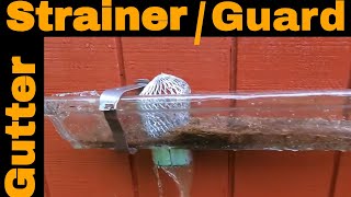 GUTTER STRAINER OR GUTTER GUARD what works the best [upl. by Kern]