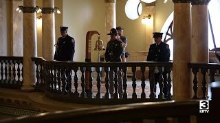 911 remembrance ceremony at Montana Capitol [upl. by Neetsyrk213]