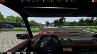 BeamNGDrive  Nordschleife Hotlap  Mercedes Benz 280CE Car specs in description [upl. by Anitsrihc]