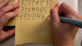 How to Write in Aurebesh Part 1 The Alphabet [upl. by Osterhus]