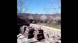 Roof repair mud brick building Bulgaria [upl. by Ahsenyt312]