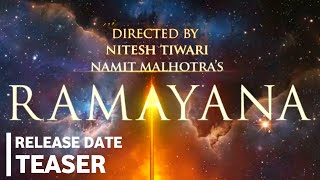 Ramayana Announcement Teaser  Ranbir Kapoor  Sai Pallavi  Rocking Star Yash  Sunny Deol [upl. by Walters]