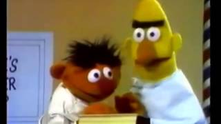 Classic Sesame Street  Ernies Barber Shop Partial english [upl. by Iturhs]