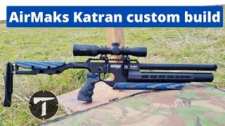 Airmaks katran c 177 air rifle custom laminate stock build [upl. by Nylesoj]