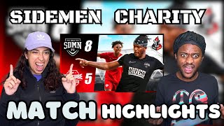 COUPLE REACTS TO SIDEMEN CHARITY MATCH 2023 Goals amp Highlights  RAE amp JAE [upl. by Adlai]