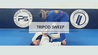 BJJ Tripod sweep with variation [upl. by Naloj]