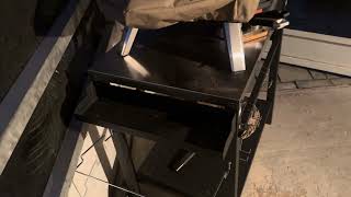 Big horn 16” pizza oven update and cart [upl. by Oirifrop129]