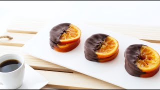 How to make Orangette Recipe  Candied Orange Peel Dipped in Chocolate バレンタインチョコの大量生産にオランジェットの作り方を [upl. by Wernsman]