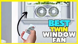 Top 5 Best Twin Window Fan With Reversible Airflow Control 2023 [upl. by Pfeffer]