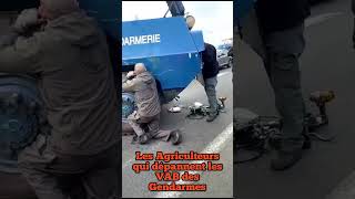 🤣 Agriculteurs VS Gendarmerie que pensestu de ça [upl. by Kingston]