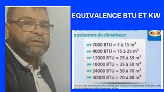 Video N°263 QUELLE EST LA RELATION ENTRE BTU ET KW [upl. by Musetta932]