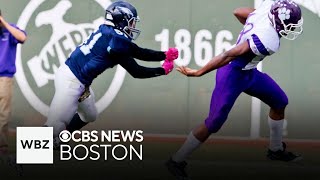 High school football Thanksgiving Day highlights in Massachusetts [upl. by Santana983]