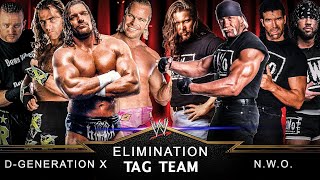 WWE 2k24 Dream Match  DGeneration X VS NWO  Elimination Tag Team Match [upl. by Anived519]