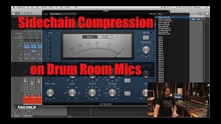 Sidechain Compression on Drum Room Mics [upl. by Ahsiele]