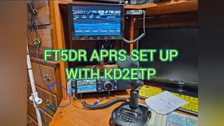 FT5DR APRS SET UP yaesu ft5dr aprs [upl. by Eneri]