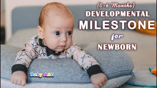 Newborn Developmental Milestones  0 to 6 months  Baby Development Guide  Newborn growth stages [upl. by Ahtiekal]