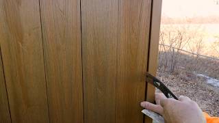 NewTechWood Siding Vertical Installation Guide [upl. by Abbate]