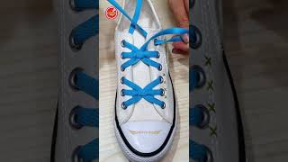 How To Tie Shoelaces shoes lace styles Shoe Lacing Styles shoelace shorts viral diy [upl. by Nertie400]