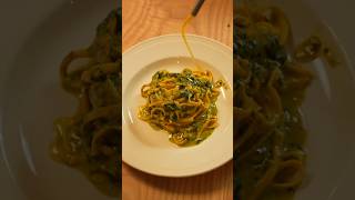 Homemade Spaghetti alla Chitarra with Pistachio Pesto  Easy Recipe [upl. by Aratahc]