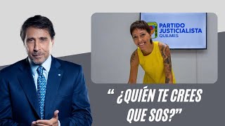 Feinmann estalló contra Mayra Mendoza tras insultar a un periodista quot¿Quién te crees que sosquot [upl. by Childs470]