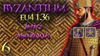 Into Anatolia  Byzantium Lets Play  EU4 136  Part 6 [upl. by Nee]