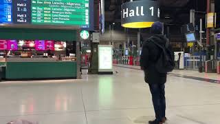 Gare de Lyon Train Station heading to Switzerland 🇨🇭 Estacion de tren Gare de Lyon Rumbo a Suiza [upl. by Islean]