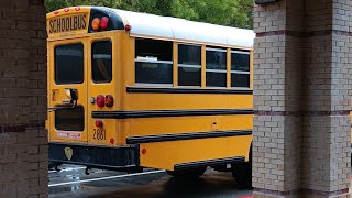 GCPS District 5 Buses at and leaving CHHS Part 1329 RaheraMatthewsi8m [upl. by Restivo]