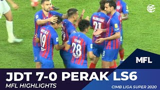 JDT 70 PERAK LS6  MFL HIGHLIGHTS 2020 [upl. by Pacificia123]