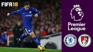 Chelsea vs Bournemouth ᴴᴰ 31012018  Premier League  FIFA 18 [upl. by Minetta]