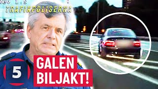 Fortkörande förare leder polis på GALEN biljakt  Trafikpoliserna  Kanal 5 Sverige [upl. by Marsden319]