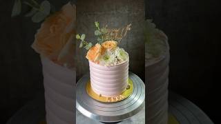 Cake design idea for those who like simple and elegant cakes  cake design by Masterbaker Oindrila [upl. by Animsay]