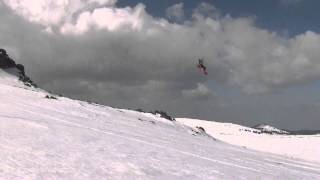 Snowkite Vitosha Mountain Bulgaria [upl. by Neicul]