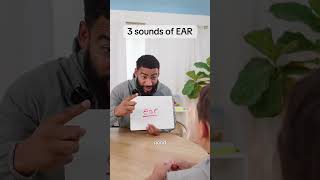 Teaching the EAR phonics pattern to a 1st grader shorts [upl. by Delogu]