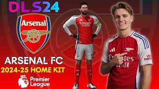 DLS 24 KITS ARSENAL 202425 HOME KIT 🔴⚪ [upl. by Furiya]