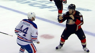 Ritchie answers to Kassian for big hit on Russell [upl. by Adnicaj562]