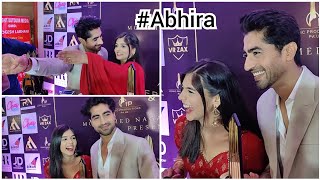 Abhira Cute Interview After Winning Best Jodi and Best Actor Award  Pranali Rathod  Harshad Chopda [upl. by Eelram406]