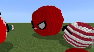 Countryball in minecraft mod showcase [upl. by Nahtanoj936]