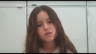 Elyana aged 11 sings Vampire by Olivia Rodrigo clean [upl. by Elatnahc]