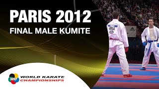 Final Male Kumite 60Kg Amir Mehdizadeh vs Douglas Brose World Karate Championships 2012 [upl. by Yereffej134]