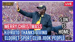 🔴 ELDORET SPORTS CLUB LIVE TODAY  RUTO IN ELDORET SPORTS CLUB  RUTO LIVE TODAY  UASINGISHU LIVE [upl. by Riba]